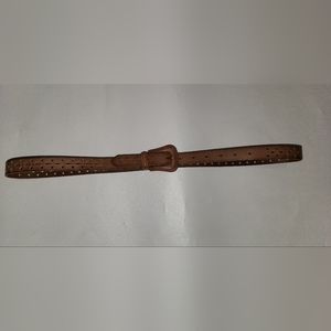 FRYE XL Women's Brown Leather Belt